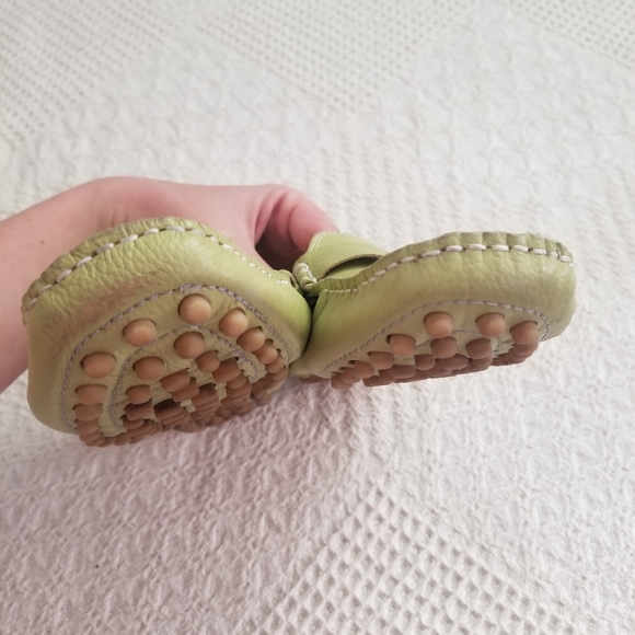 Tod's Green Leather Loafers - Picture 10 of 10